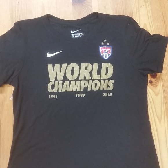 nike uswnt world champions tee